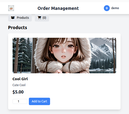Online Order App